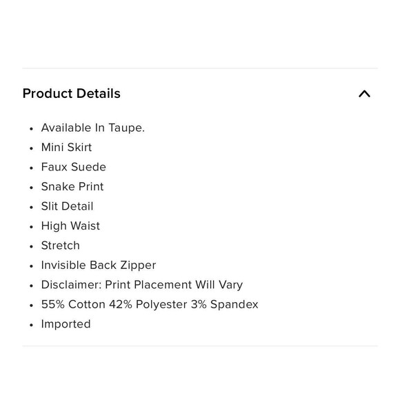 have los angeles snake mini skirt sizeL - Picture 4 of 14